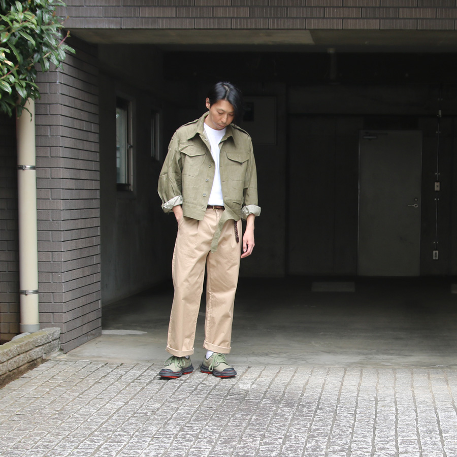 グリーンデニム50s BRITISH ARMY GREEN DENIM JACKET