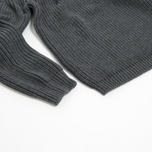 バトナー ウール5G片畦 クルーネックニット 3 ブラック バトナー ウール5G片畦 クルーネックニット 3 ブラック バトナー