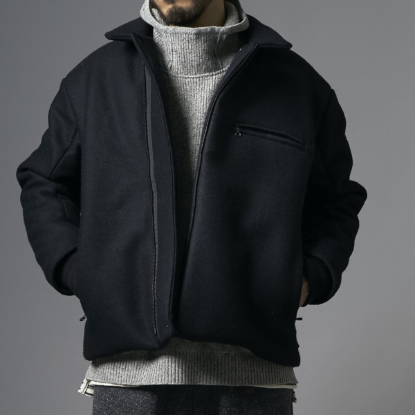 CURLY (カーリー) 173-37104 [LADBROKE BLOUSON] 圧縮バルキーニット