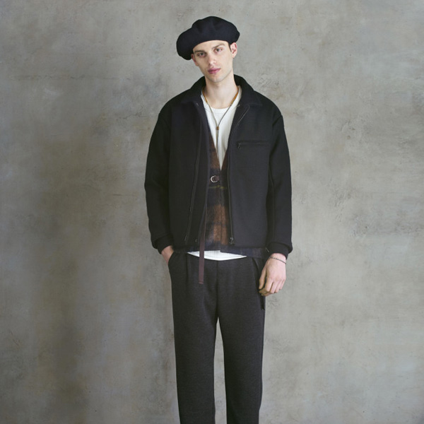 CURLY (カーリー) 173-37104 [LADBROKE BLOUSON] 圧縮バルキーニット
