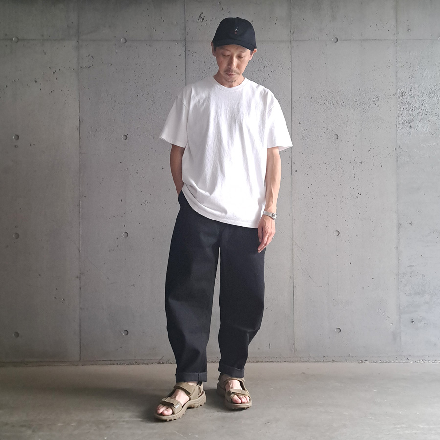 TUKI (ツキ) 0176 [TYPE4] BLACK DENIM　タイプフォー ノンウォッシュデニムパンツ(BLACK)