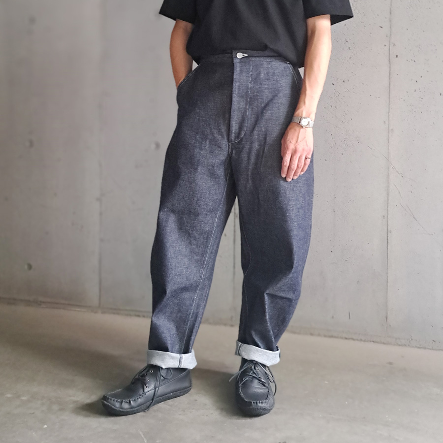 TUKI (ツキ) 0176 [TYPE4] INDIGO DENIM　タイプフォー ノンウォッシュデニムパンツ(INDIGO) 