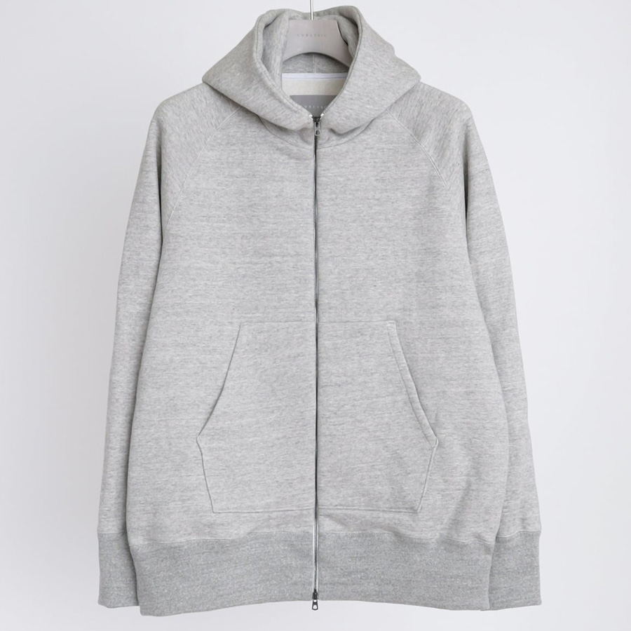 CURLY / CURLY& Co. (カーリー) 24A-3321 [ RAFFY ZIP PARKA -brushed- ] ラフィ起毛裏毛 ジップアップフーディー(パーカー) (GRAY)