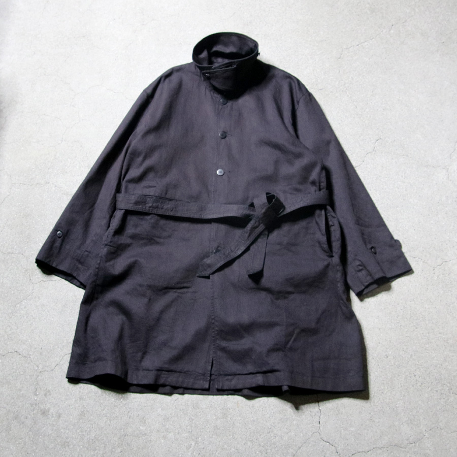 EEL PRODUCTS (イール プロダクツ) E-24165 [WESTERNER COAT（ウエスターナコート)] 8.3オンスデニム ロングコート (BLUE) (BLACK)