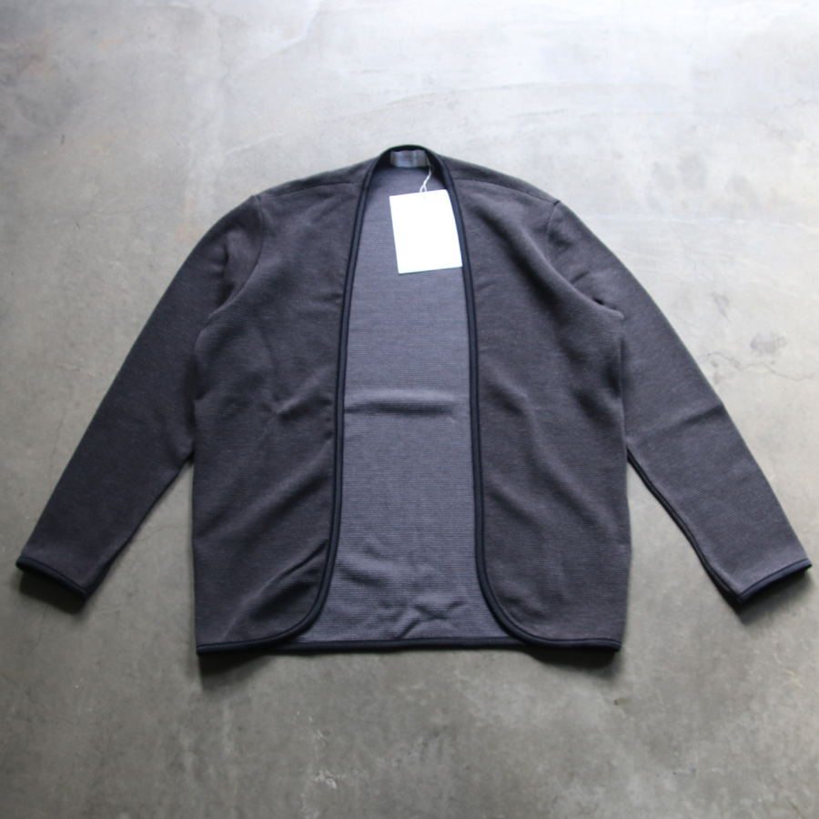 FLISTFIA(フリストフィア) PC21016 [ Piping Cardigan ] パイピングカーディガン (BLACK) (CHARCOAL) 