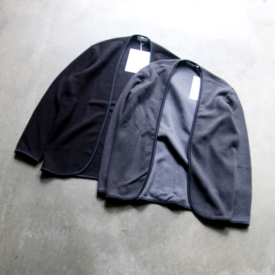 FLISTFIA(フリストフィア) PC21016 [ Piping Cardigan ] パイピングカーディガン (BLACK) (CHARCOAL) 