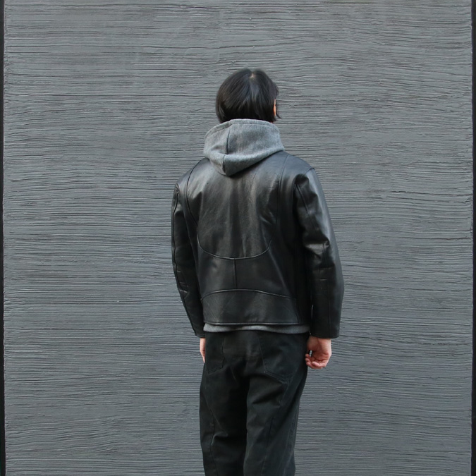 ink リメイクライダースジャケット ink(インク) ink19aw-02 [EASY RIDERS] リメイク レザー ライダース