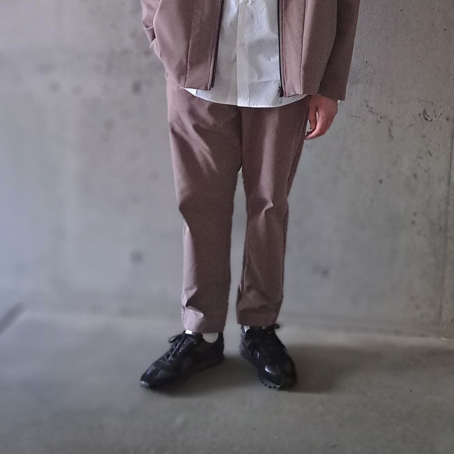 LAMOND (ラモンド) LM-P-122-MI [ PREMIUM MILANO RIB PANTS ] プレミアム ミラノリブ リラックスパンツ (BLACK) (ASH BROWN)