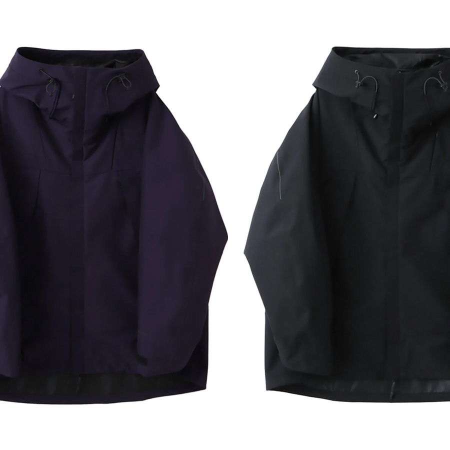 LANTERN （ランタン）　MOA-LAN-03  [ 3LAYER SHELL PARKA ] 3レイヤー シェル パーカ (BLACK)(PURPLE)