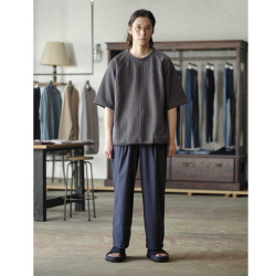 CURLY / CURLY& Co. (カーリー) 241-760412 [ SORONA TRICOT WIDE PANTS -solid- ] SORONA サステナブルトリコット　ワイドイージーパンツ (2COLOR)