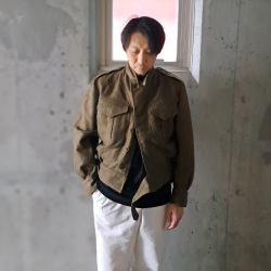 DEAD STOCK MILITARY (デッドストック ミリタリー) CANADIAN ARMY 1950'S BATTLE DRESS WOOL JACKET / カナダ軍 1950年代 バトルドレス ウール ジャケット (OLIVE)