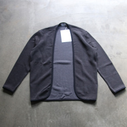 FLISTFIA(フリストフィア) PC21016 [ Piping Cardigan ] パイピングカーディガン (BLACK) (CHARCOAL)