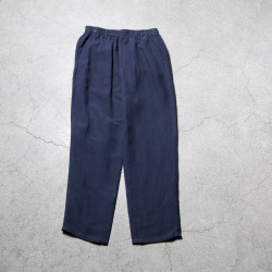 LAMOND (ラモンド) LM-P-116 LI[ SEMI WIDE LINEN EASY TROUSERS ]  セミワイド リネン イージートラウザーズ  (BLACK) (NAVY)