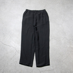 LAMOND (ラモンド) LM-P-116 LI [ SEMI WIDE LINEN EASY TROUSERS ]  セミワイド リネン イージートラウザーズ  (BLACK) (NAVY)