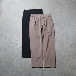 LAMOND (ラモンド) LM-P-122-MI [ PREMIUM MILANO RIB PANTS ] プレミアム ミラノリブ リラックスパンツ (BLACK) (ASH BROWN)