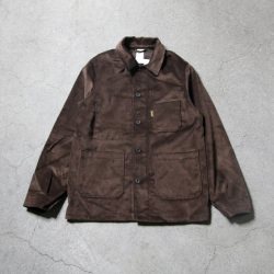 LE LABOUREUR (ル・ラブル－ル) 5110-2100 [ VESTON VELOURS ] 太畝 コーデュロイ カバーオールジャケット (BLACK) (MARRON)