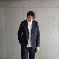 Re made in tokyo japan (アールイーメイドイントウキョウジャパン) No9822S-JK [ Ventile Chino Cloth Cover All Jacket ] ベンタイル チノ クロス カバーオールジャケット (NAVY) 