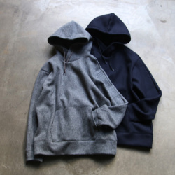 Re made in tokyo japan (アールイーメイドイントウキョウジャパン) 7022A-CT  [ Wool Melton Pull Over Parka ] ウールメルトン プルオーバーパーカー (2COLOR) 