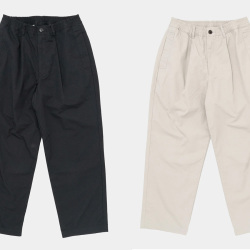 STILL BY HAND (スティルバイハンド)  [ PT02242 ]  Cotton / Silk 1tuck Pants / コットン シルク ワンタックパンツ (2COLOR)