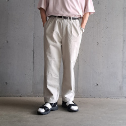 STILL BY HAND (スティルバイハンド)  [ PT02242 ]  Cotton / Silk 1tuck Pants / コットン シルク ワンタックパンツ (2COLOR)