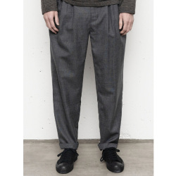 STILL BY HAND (スティルバイハンド)  [ PT04243 ] RELAXED 4-TUCK WOOL PANTS / リラックスド ウールパンツ (DUSTY BROWN)