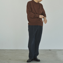 STILL BY HAND (スティルバイハンド)  [ PT05243 ] GARMENT-DYE CORDUROY PANTS / ガーメントダイ コーデュロイ パンツ (BROWN CHARCOAL)