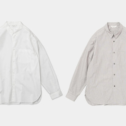 STILL BY HAND (スティルバイハンド)  [ SH00221 ] Regular collar shirt 先染め レギュラーカラーシャツ (2COLOR)