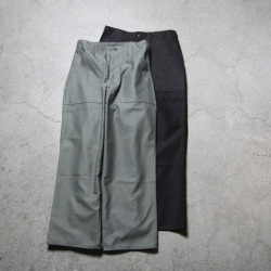 TUKI (ツキ) 0152 [BAKER PANTS] ベイカーパンツ (SAGE GREEN) (BLACK)