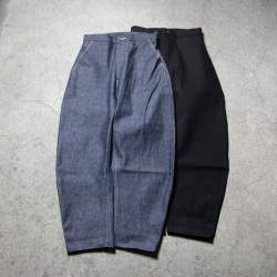 TUKI (ツキ) 0176 [TYPE4] BLACK DENIM　タイプフォー ノンウォッシュデニムパンツ(BLACK)