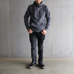 Vesti (ベスティ) IT821 / FELPA COLLO SCIARPA / HIGH NECK (BOTTLE NECK) SWEAT PULL OVER (3COLOR) / ハイネック スウェット プルオーバー (3COLOR)