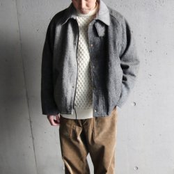 YOUSED (ユーズド) [ HARRIS TWEED DRIVERS JACKET ] リメイク ハリス