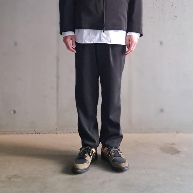 LAMOND (ラモンド) LM-P-123 [TWILL TWIST PANTS] ツイルツイスト パンツ (BLACK)