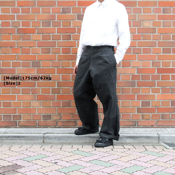 TUKI (ツキ) 0112 【MILITARY BAGS(BAGGY TROUSERS)REVERSE】 SOLID 