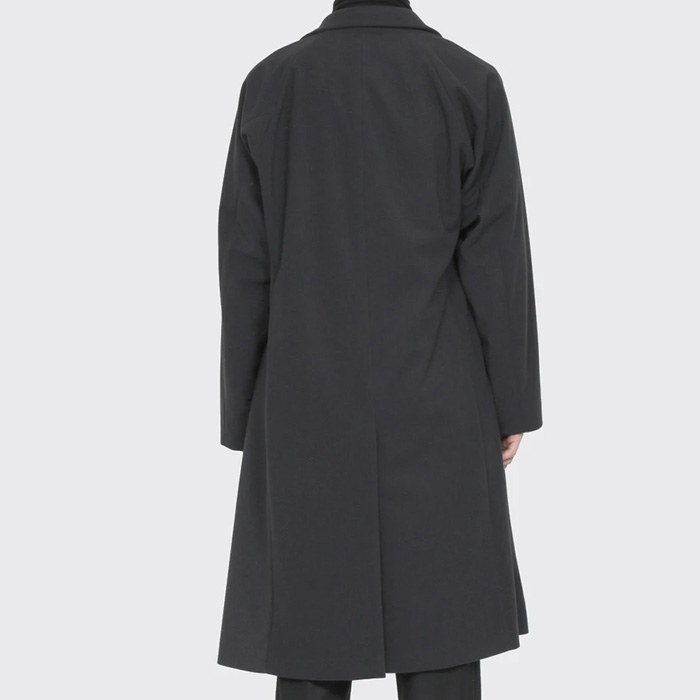 販売特売 美品☆エムエムシックス トレンチコート ブラック 黒 ここの