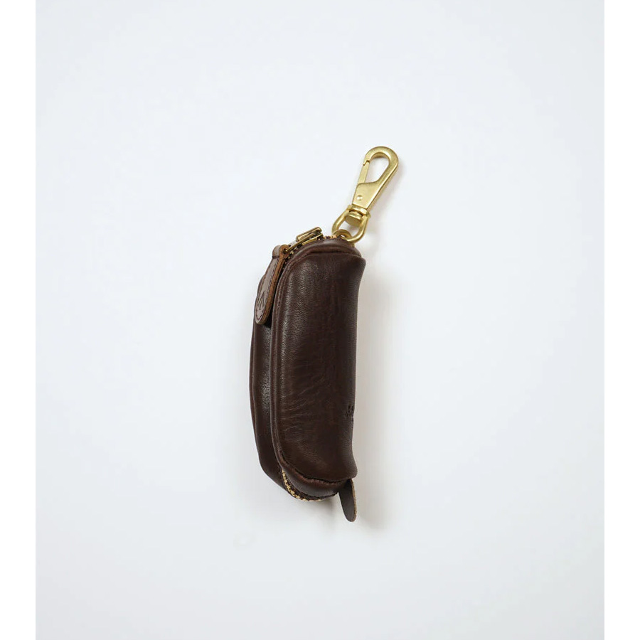 NIGEL  CABOURN (ナイジェルケーボン)  [MAINE LINE] 80480068004 [KEY CASE - PEAT LABEL] キーケース - ピートレーベル (DARK BROWN) (BROWN)
