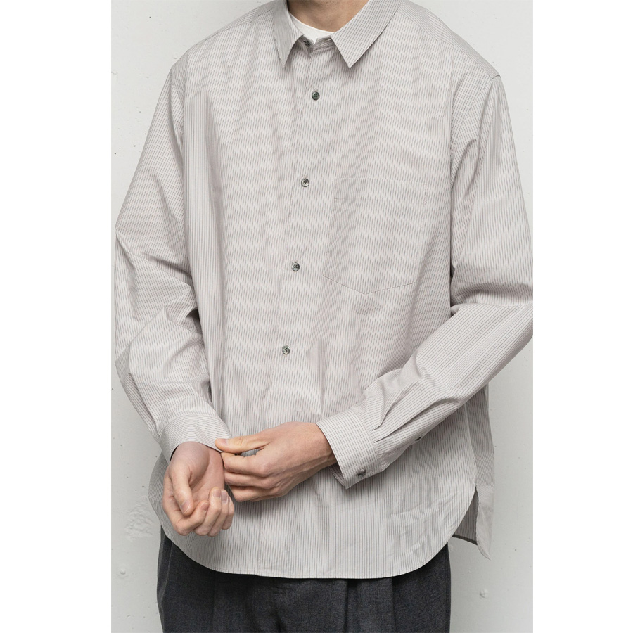 STILL BY HAND (スティルバイハンド)   [ SH00221 ] Regular collar shirt 先染め レギュラーカラーシャツ (2COLOR)