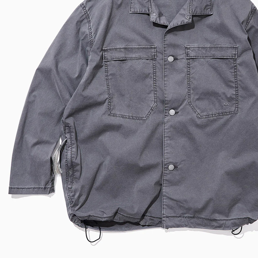  Stone Master (ストーンマスター)  [ SM FIELD SHIRT LS HYBRID PIGMENT DYED ] SMフィールドシャツ ジャケット LS ハイブリッド ピグメントダイ (CHARCOAL)