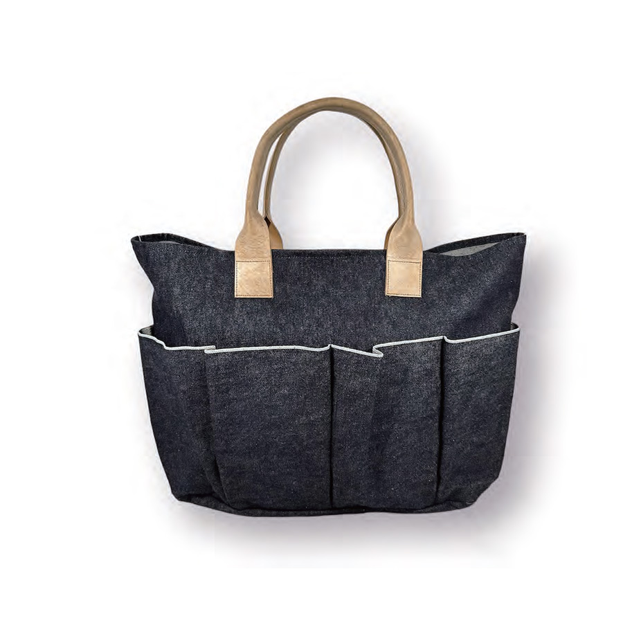 WE ARE ONE (ウィー・アー・ワン)  WAO-242-002  [DENIM UTLITY LARGE BAG] デニム ユーティリティー LARGE トートバッグ (2COLOR)