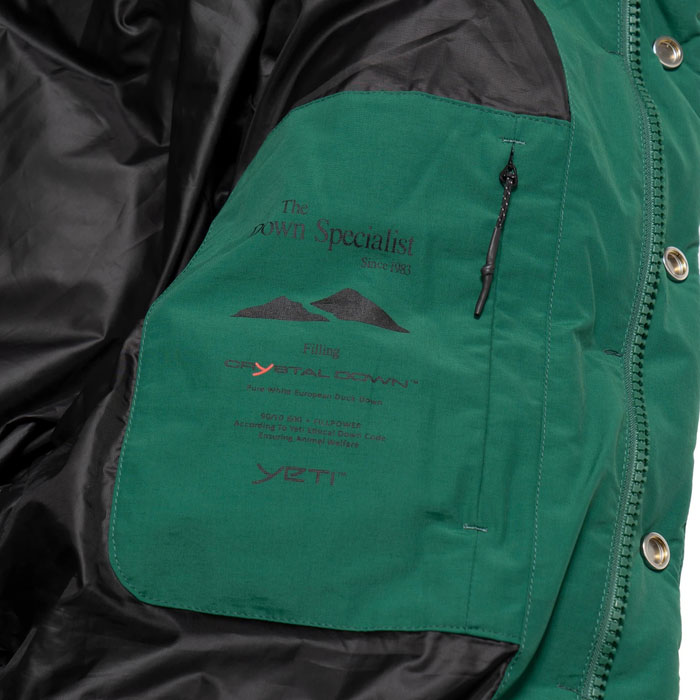 YETI (イエティ) [NORDIC DOWN JACKET] ノルディックダウンジャケット